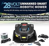 Swift RM18 28V Robotic Lawnmower 18cm Cut Width for Lawns up to 600m² view 2