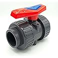 American Valve 1 in Schedule 80 PVC True Union Ball Valve