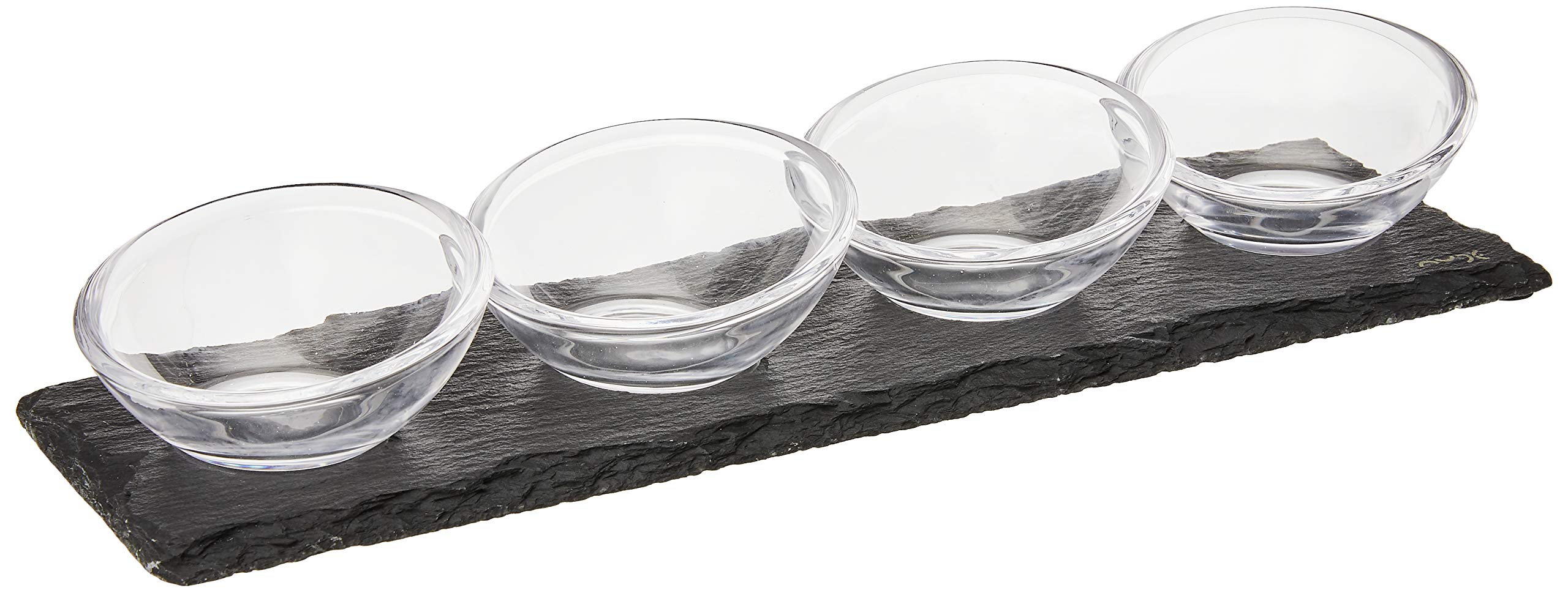 Quartet Serving Set with Slate