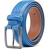 Fabio Valenti Belts for Men,Handmade Genuine Leather Men's Belt Classic and Fashion Designs
