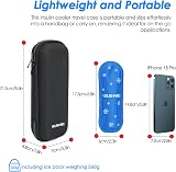 YOUSHARES Insulin Cooler Travel Case Black with 2 Ice Packs view 3