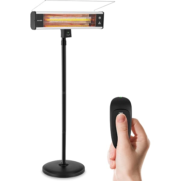 Amazon.com: Sun Joe SJPH1500E-P2 5118 BTU Remote Controlled Water-Resistant  Electric Indoor/Outdoor Patio Infrared Heater w/Wall Mount Bracket :  Everything Else