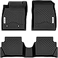 OEDRO Floor Mats Floor Liner Fit for 2018-2022 Ford EcoSport (US Model Only), 1st and 2nd Row: Front & Rear Full Set, Black TPE All Weather Guard