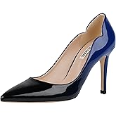 JOY IN LOVE Pumps for Women 3.5" Stiletto High Heels Pointy Toe Pumps Shoes
