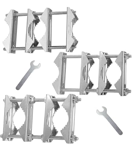 Antenna Mounting Kit Heavy Duty Antenna Mast Clamps - 2-Pack Pole To Pole Mounting Brackets Fiberglass Antenna Mast