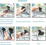 Kitbest Rear View Mirror Driving Test with 2 Blind Spot Mirrors view 5