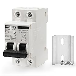 MINGSONG DC Solar Panels Disconnect Switch 32 Amp