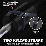 KK Barbell Squat Pad Extra Thick NBR Foam Non-Slip Hip Thrust Pad Black view 6