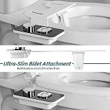 SAMODRA Bidet Attachment for Toilet Black Non-Electric Dual Nozzles view 4