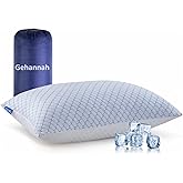 Gehannah Travel Pillow - Large 1 Pack Compressible Camping Pillow for Sleeping - Shredded Memory Foam with 1 Storage Bags - Supportive for Adults, Kids, Outdoor, Backpacking, Hiking Gear