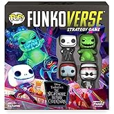 Funko Games Board 0-Base The Nightmare Before Christmas Funkoverse - TNBC - Light Strategy Board Game for Children &amp; Adults (Ages 10+) - 2-4 Players - Collectible Vinyl Figure - Gift Idea