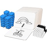 Dry Erase LapBoards, PANDRI 26 Pack Double Sided 12.5 x 9 Inch Whiteboards with 26 Erasers and 26 Markers, Dry Erase Boards f