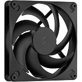 Fractal Design Dynamic 3 14 Black 140mm PWM Fan | Swept Blade Design, Daisy-Chainable Cable, Rifle Bearing