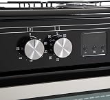 Willow WS90DFBL 95L Dual Fuel Freestanding Range Cooker Black 5 Gas Burners view 9