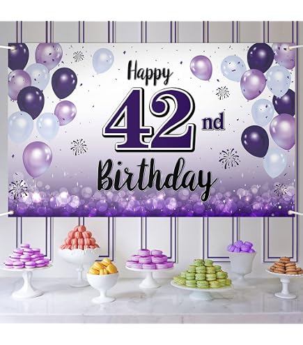 IMISI Happy Birthday Banner – Großes Party-Banner (115x180 Cm), Rosa, Mit Schnur, Wiederverwendbar
