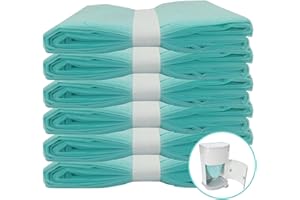 RUNDE 6 Pack Adult Diaper Disposal Liner Refills Compatible with Janibell Akord 280 Slim Adult Diaper Disposal System and Akord Slim Incontinence Disposal System(NOT Compatible with 330 pails)