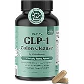 ColonBroom 15 Day GLP-1 Colon Cleanse & Detox Cleanse for Weight Management with Probiotics & Magnesium | Reduce Bloating & Boost Metabolism & Digestion - Effective Gut Cleanser Detox for Women & Men