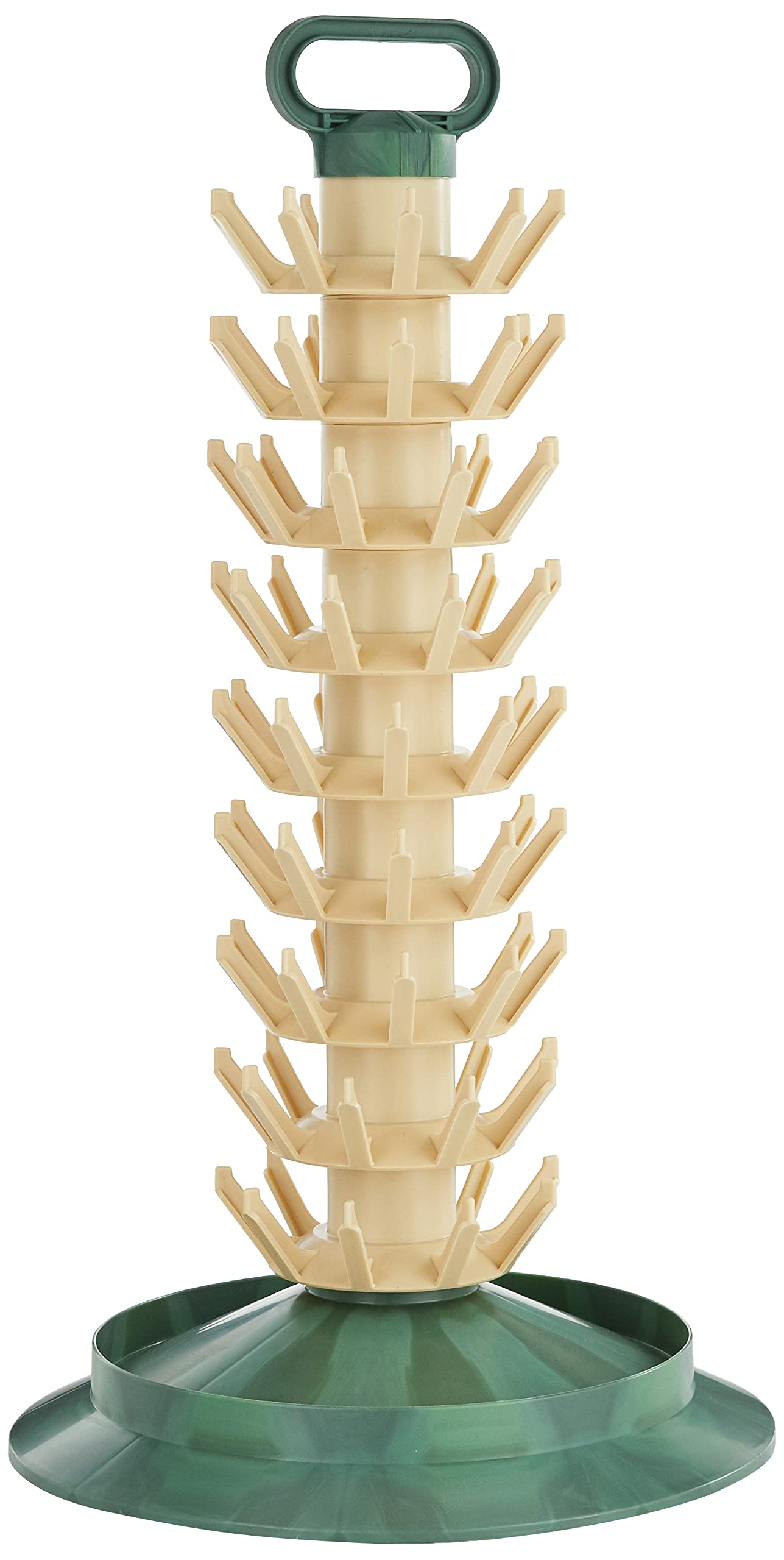 MACHX Stefanplast Plastic Bottle Drainer for 80 Bottles