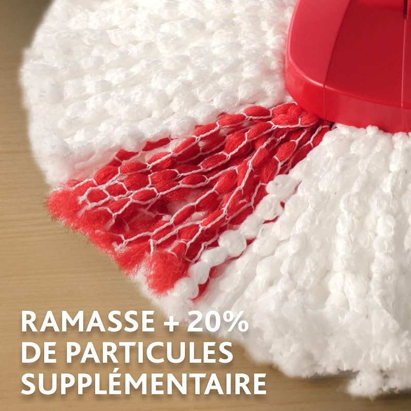 - Vileda Turbo 2 en 1 - Kit Complet Balai à Frange et Seau Essoreur à Pédale - Serpillière Microfibres avec Manche Télescopique - Laveur de Sol pour Sols Fragiles - Nettoie et Dépoussière