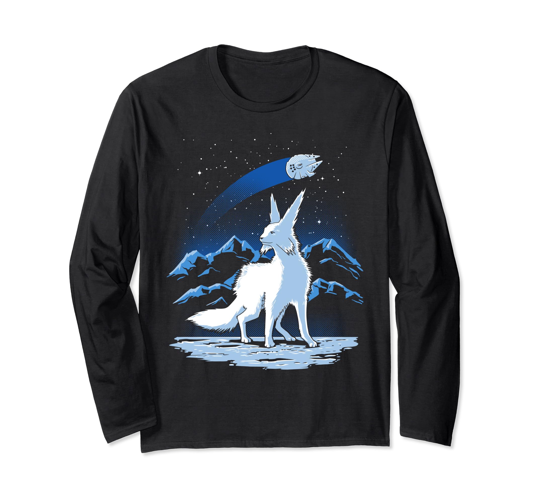 Star Wars Vulptex And Millennium Falcon Long Sleeve T-Shirt