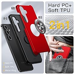 Anqrp Hidden Series Galaxy S24 Case 5G,[No Fall-Off