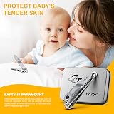 BEZOX Safe Kids Nail Clippers 0.2 Inch Jaw for Babies Toddlers view 6