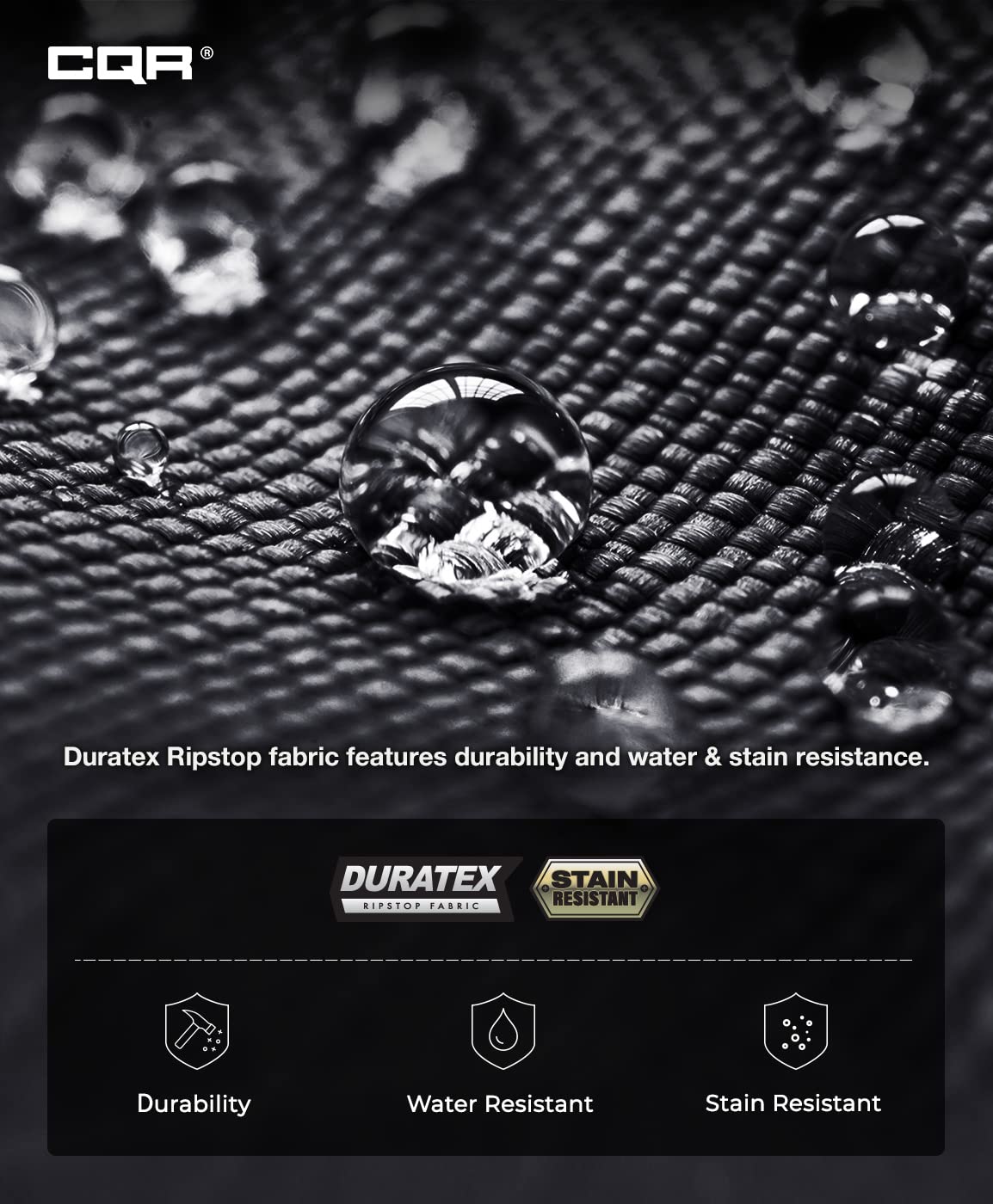 CQR Men's Tactical Pants, Water Resistant Ripstop Cargo Pants, Lightweight EDC Work Hiking Pants, Outdoor Apparel