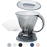 Clever Coffee Dripper and Filters, Large 18 oz (Cloud)| Barista's Choice| Safe BPA Free Plastic|Includes 100 Filters