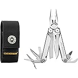 LEATHERMAN, Curl Multitool, Stainless Steel Everyday Tool, with Nylon Sheath