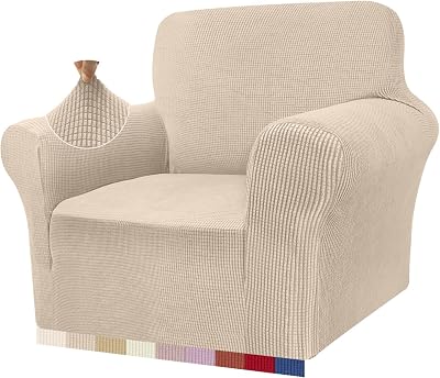 Granbest Matcha Green Granbest High Stretch Armchair Cover 1 Seater Jacquard