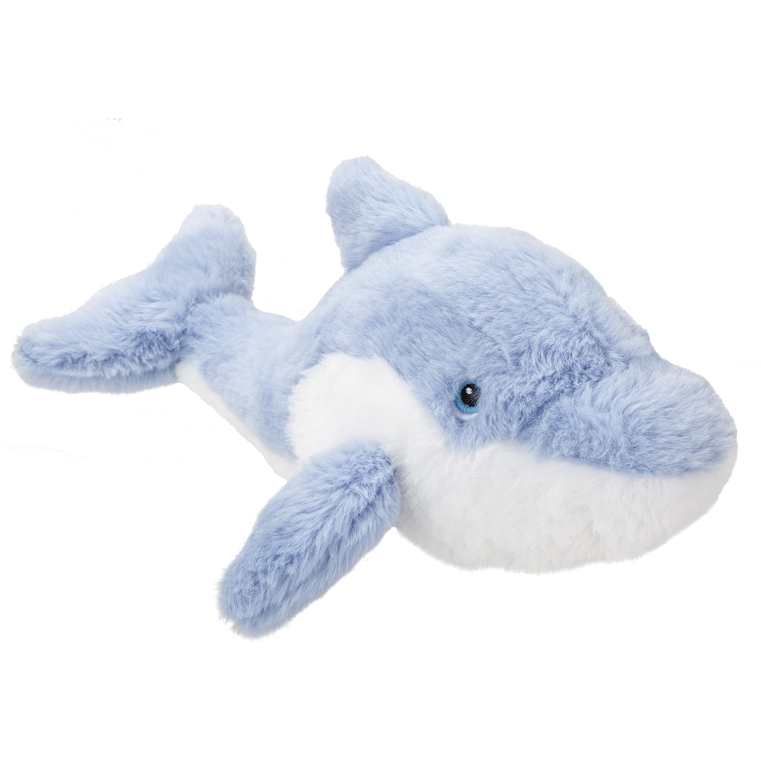 PMS VFM - Dolphin Soft Toys for Kids, Blue Dolphin Wildlife, 100% Recycled Plastic, Cute Plushies, Zoo Animals, Great Gift for Kids and Adults, Size: 12" 30cm