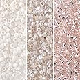 Miyuki Delica Seed Beads Bundle: Size 11/0, Enchanted Palette Collection DB223, DB1203, DB1490-3 Tubes of 7.2 Grams