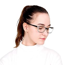 LifeArt 5 Pairs Reading Glasses, Blue Light