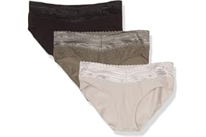 Warner's womens Blissful Benefits No Muffin 3 Pack Hipster Panties