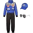 SIZGAROOT Kids Race Car Driver Costume Toddler Boys Race Car Driver Halloween Costume
