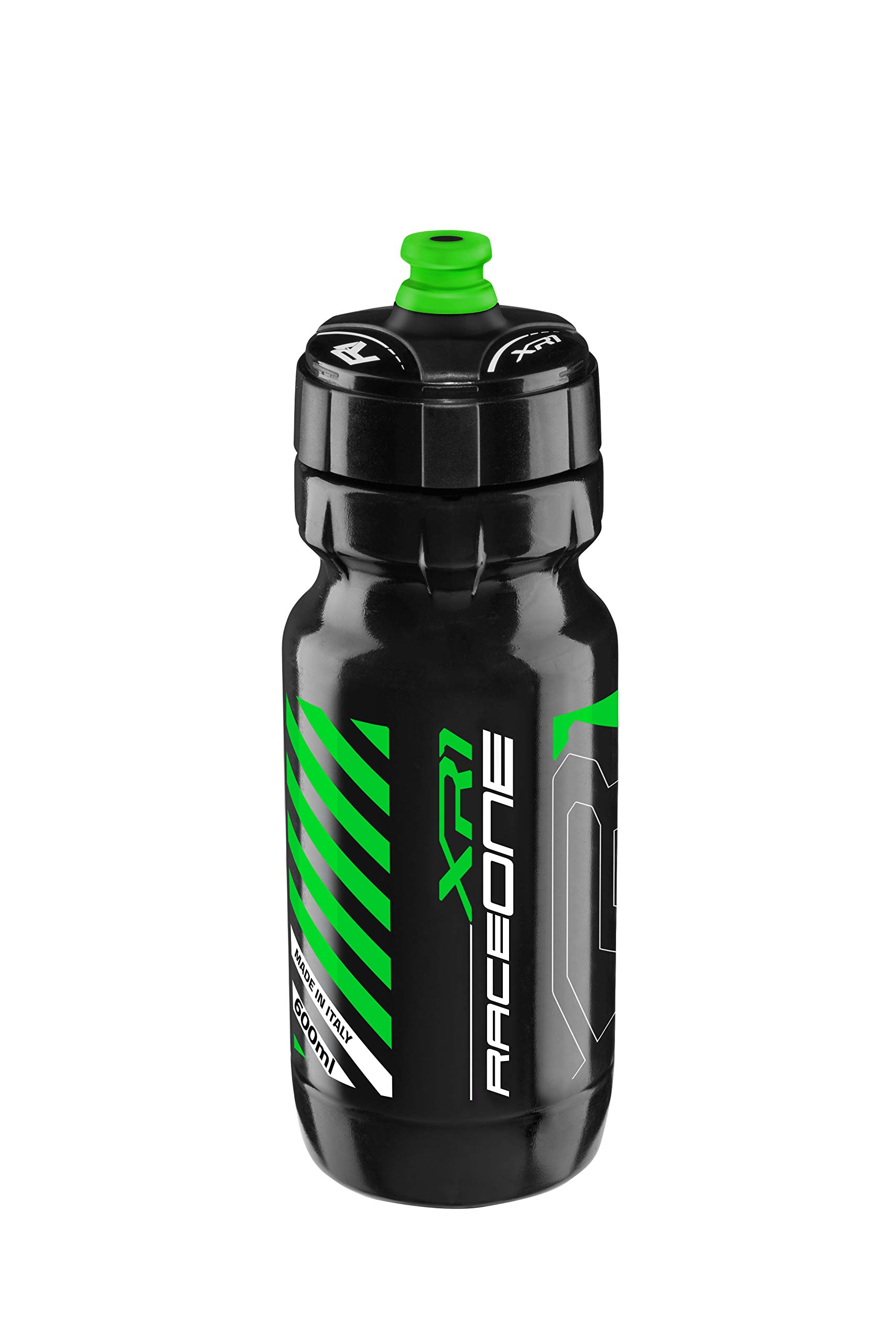 RaceOne - XR1 600ml Water Bottle Black/Green