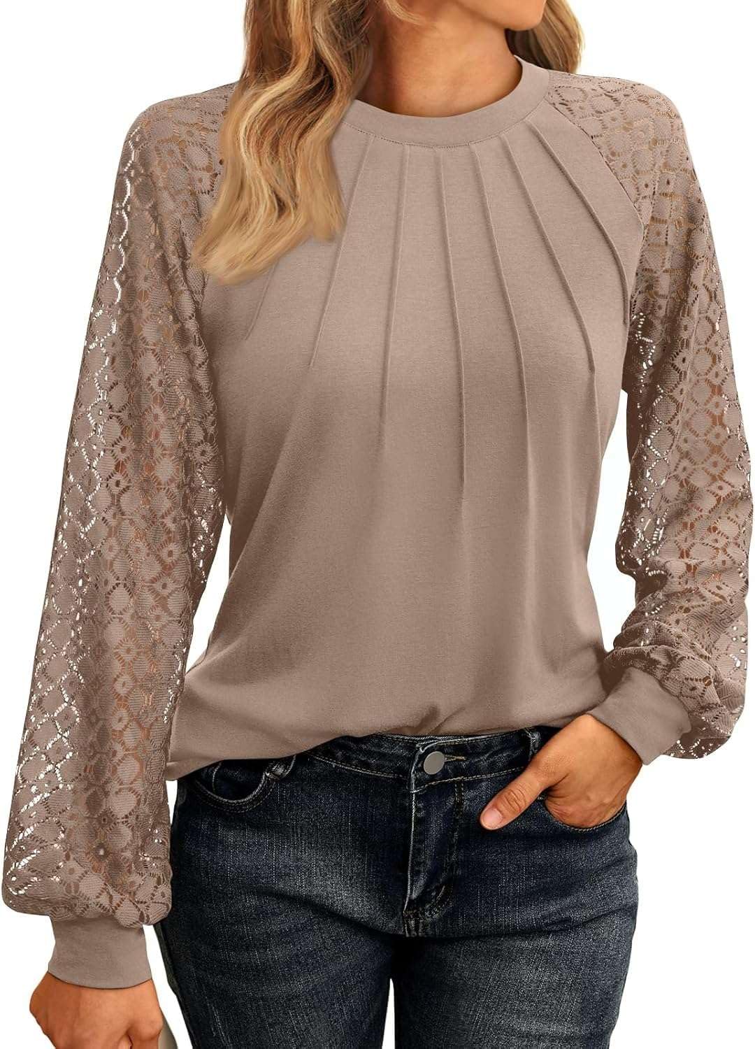 Women's Long Sleeve Shirts, Lace Tops, Business Blouse, Casual Tunic, Autumn Outfits, Clothing, Y2k Blouses