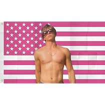 Amazon.com : WENWELL Nicolas Chavez USA flag 3x5 Ft,Pink Lyle ...