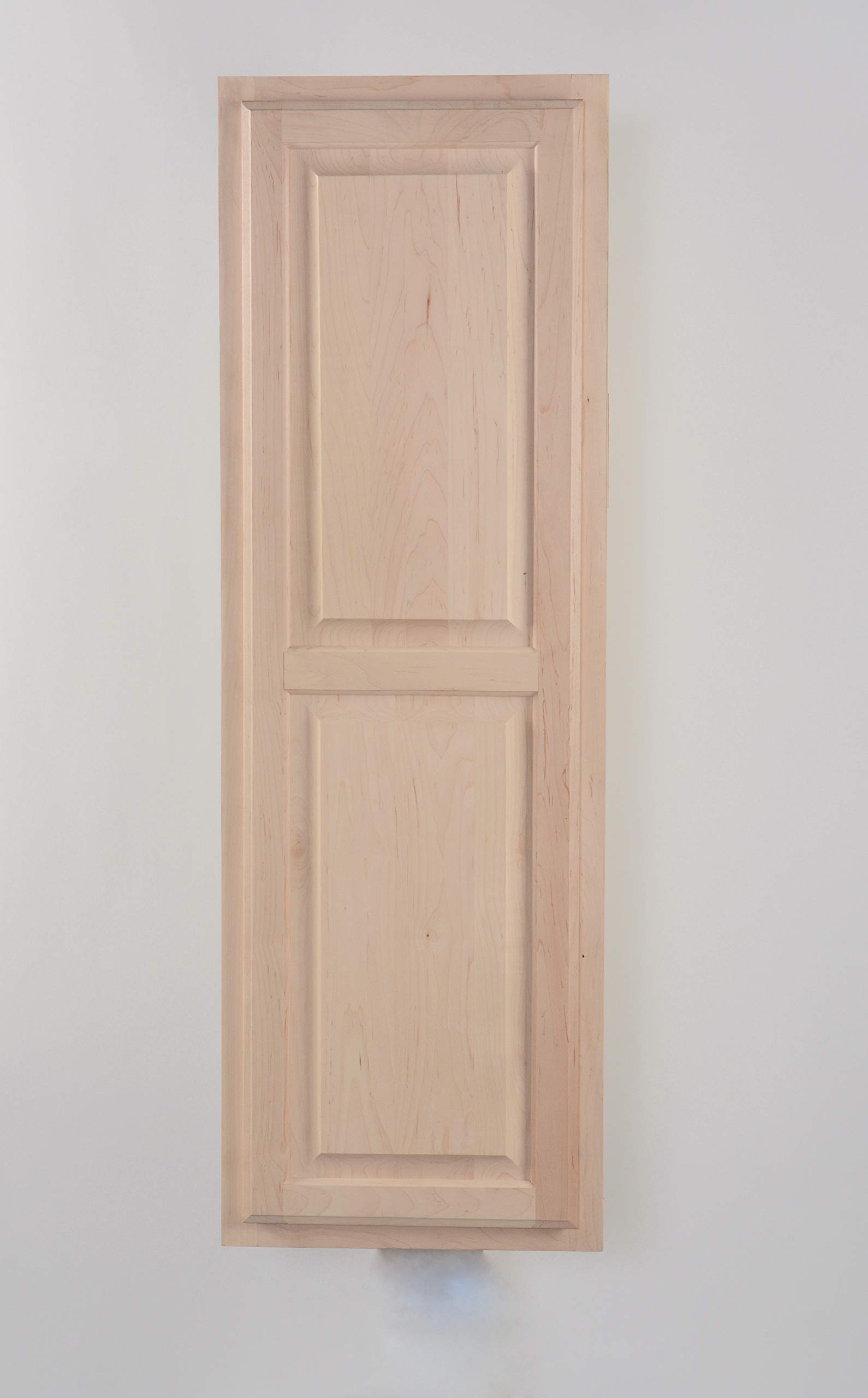 Hideaway Ironing Board Supreme Unfinished Maple with Raised Panel Door
