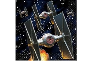 Unique Classic Star Wars Beverage Napkins, 16ct, 5" X 5"