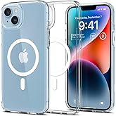 Spigen for iPhone 14 Case, Ultra Hybrid MagFit [Anti-Yellowing] [Compatible with Magsafe] - Clear