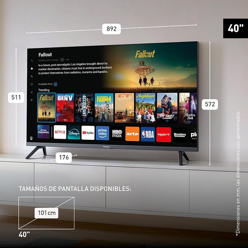 TB-40S45C, TV LED Full HD TiVo, Smart TV
