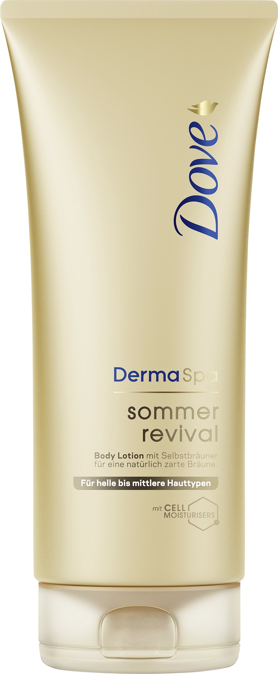Dove DermaSpa Body Lotion for Light to Medium Skin Types Summer Revival with Cell Moisturisers (1 x 200 ml)