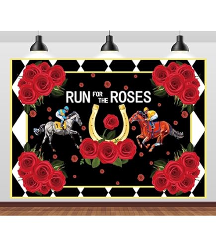 MEHOFOND 8x6ft Kentucky Derby Backdrop Kentucky Derby Party Photography - View #6