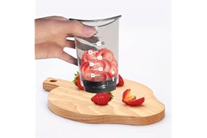 Cup Slicer | Strawberry Slicer | Egg Slicer | Salad Slicer Quick and Easy Manual Fruit Cutter