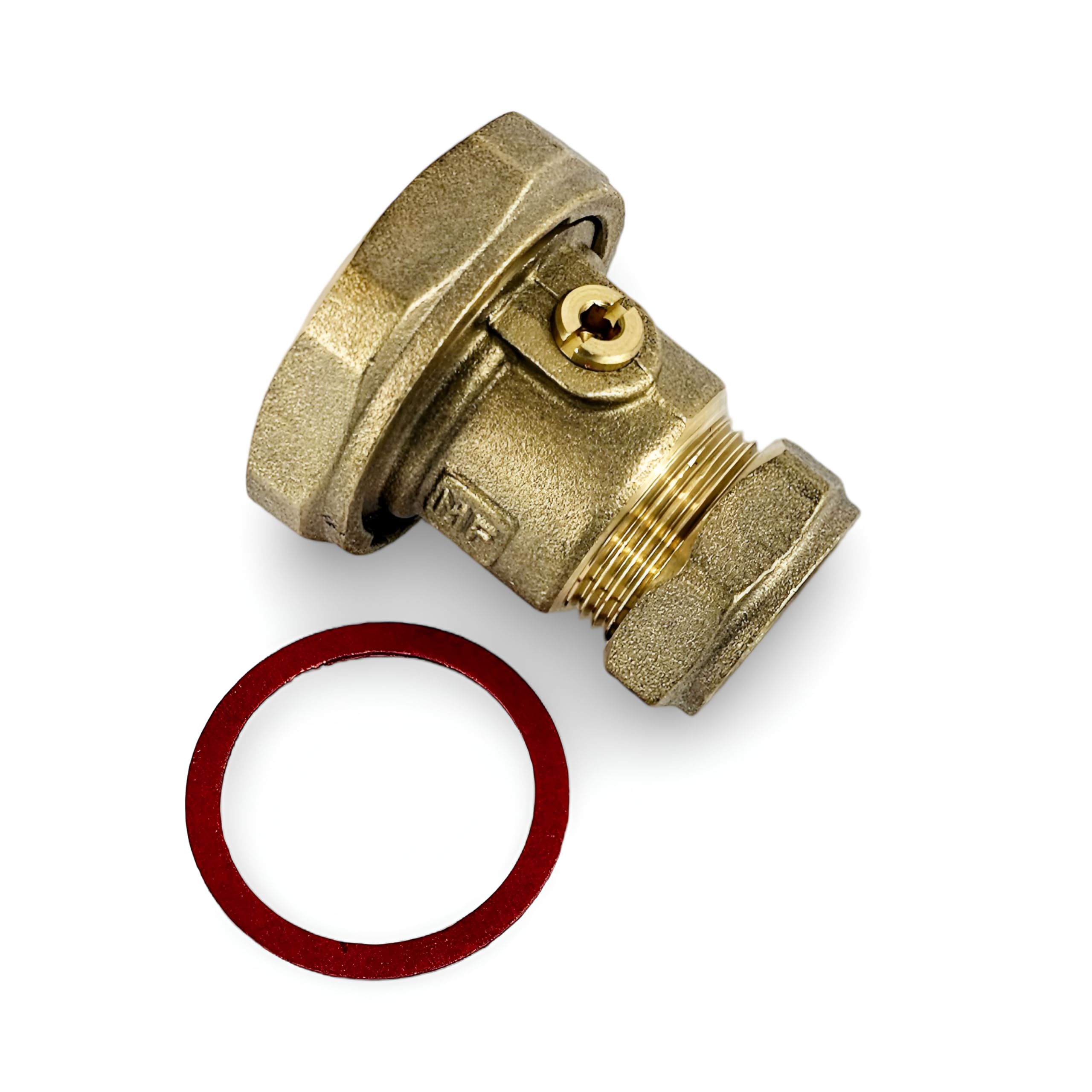 Wärmer System Screwdriver Operated Slotted Pump Ball Valve - 22mm