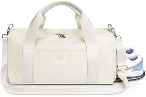 Gym Bag for Women & Men, with Shoes Compartment and Wet Pocket,Waterproof Sports Duffle Bag,Fitness Workout,Swim,Travel Bag,1