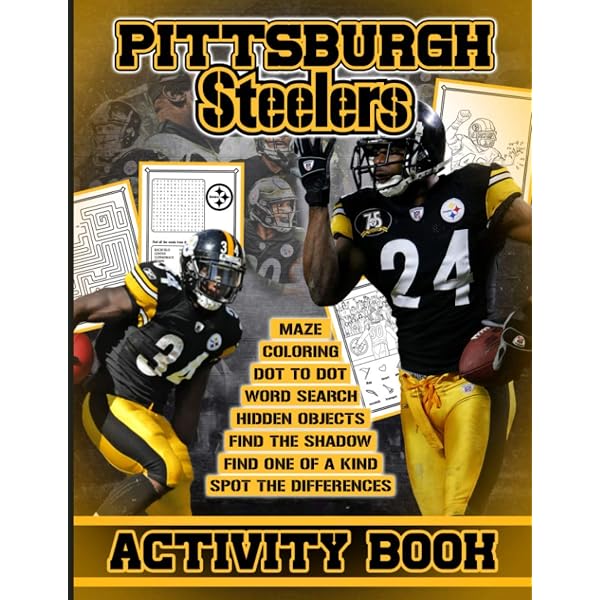 Pittsburgh Steelers Spongebob playing football free printable coloring