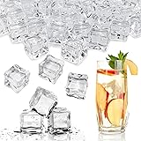 LYFJXX Fake Ice Cubes, 50 PCS 0.8" Fake
