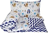 Baby's Comfort Reversible 2pc Bedding Set Duvet Cover 120x90 Beige/Cream